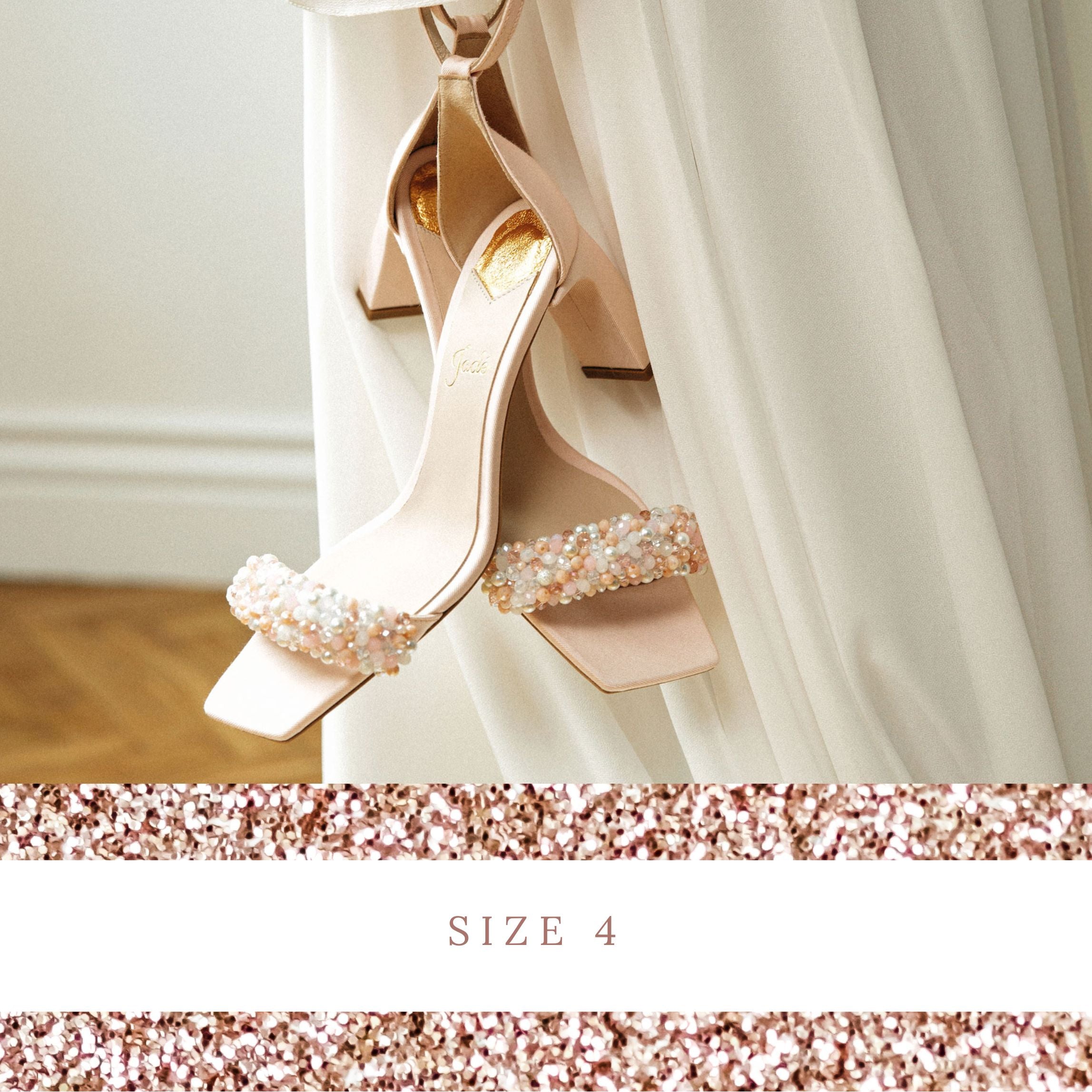 Bridal shoes size online 4