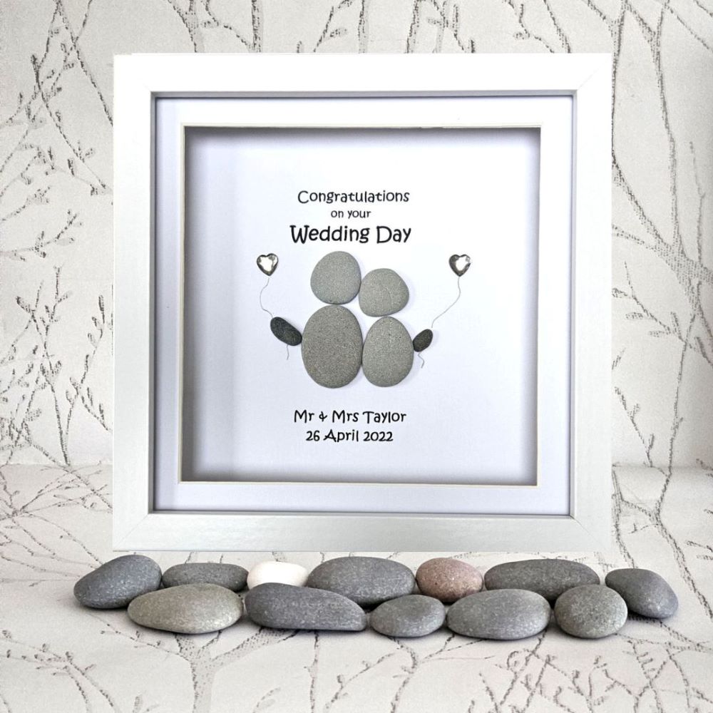 Wedding Pebble Art  Pebble Pictures Wedding – Beautifully Handmade UK