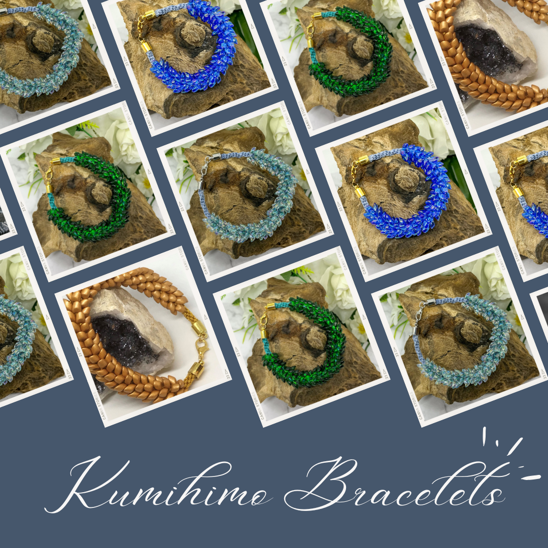 Kumihimo jewellery hot sale