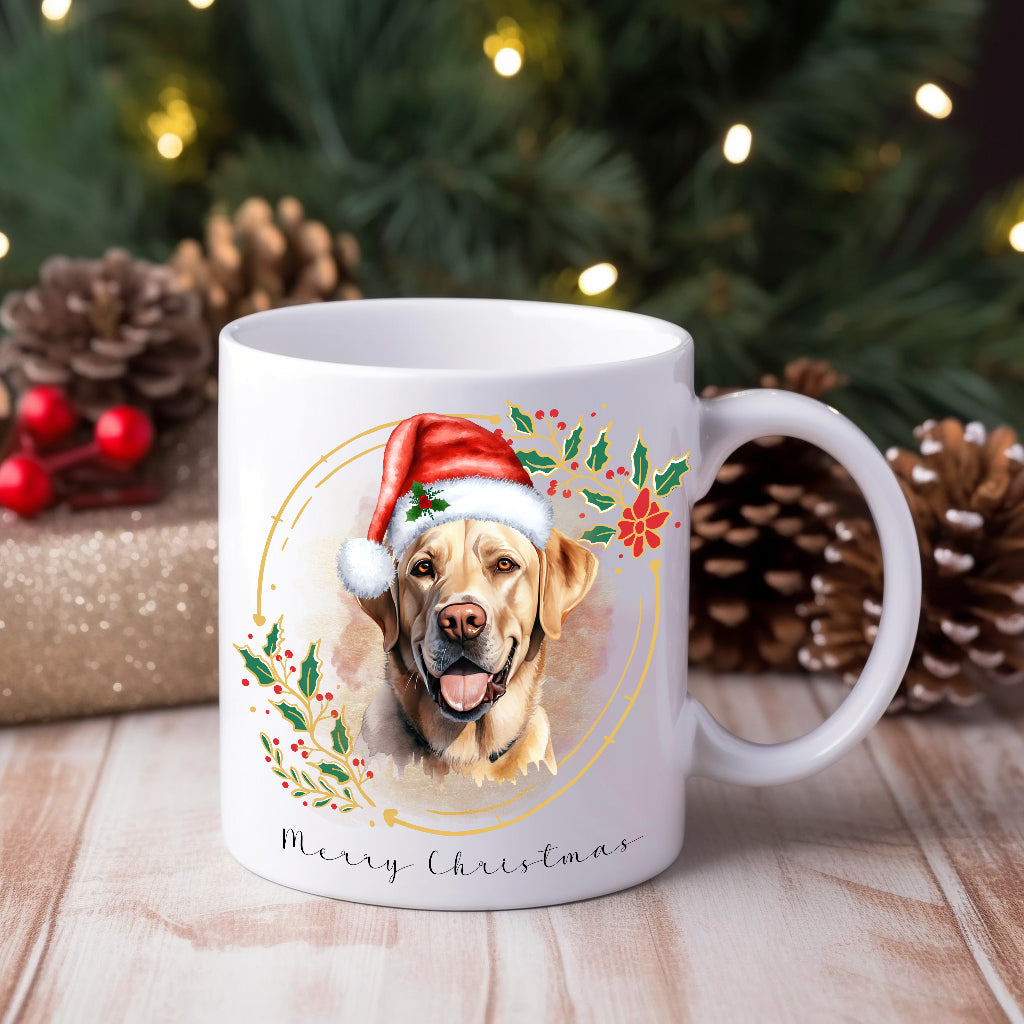 Labrador Christmas Mugs Christmas Gift Mug Beautifully Handmade UK