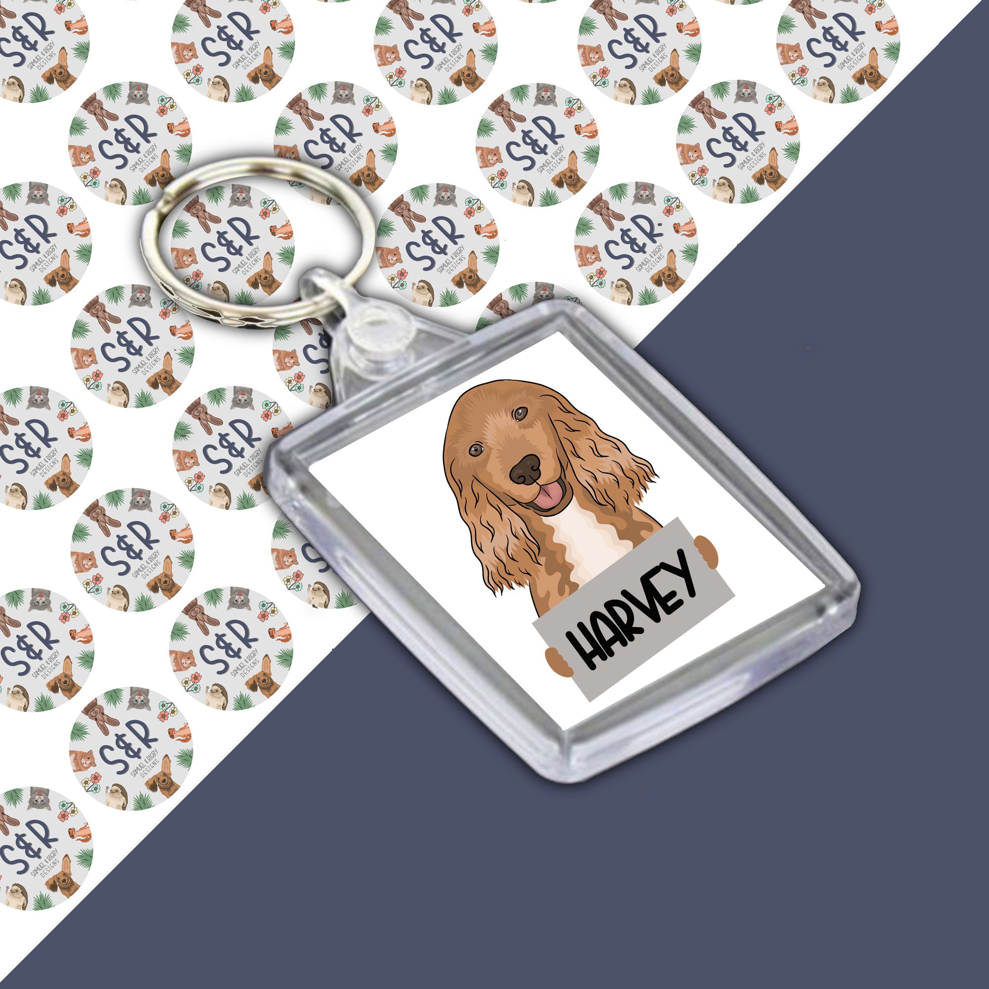 Cocker clearance spaniel keyring