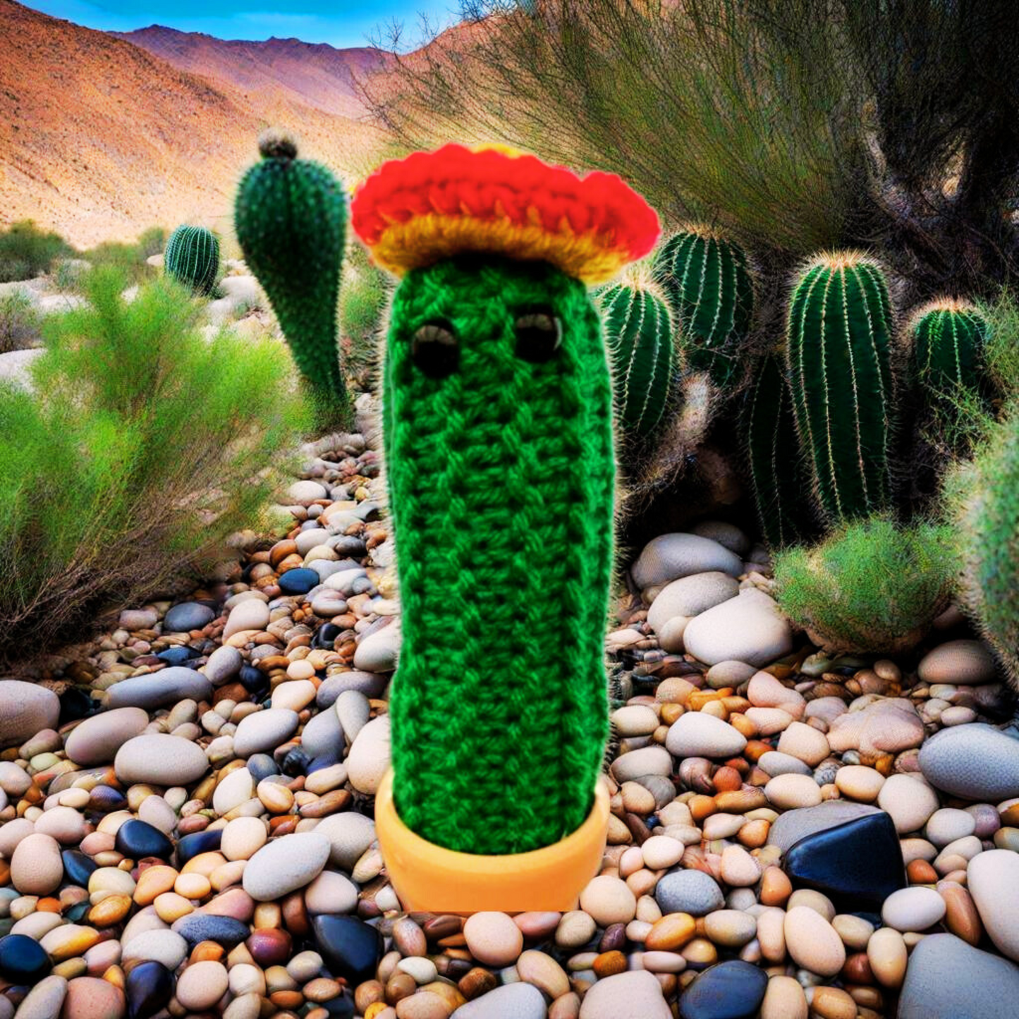 crochet succulent