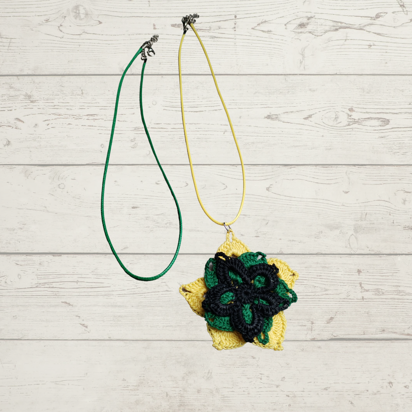 Jamaican Themed Jewellery | Crochet Jewellery Set