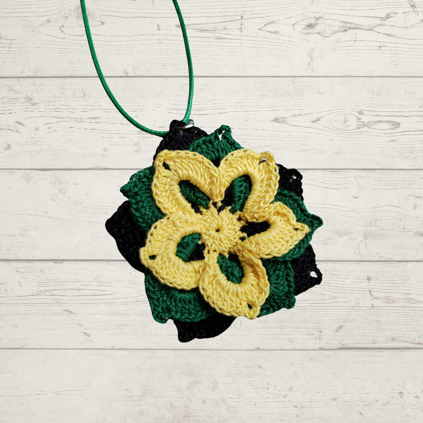 Jamaican Themed Jewellery | Crochet Jewellery Set