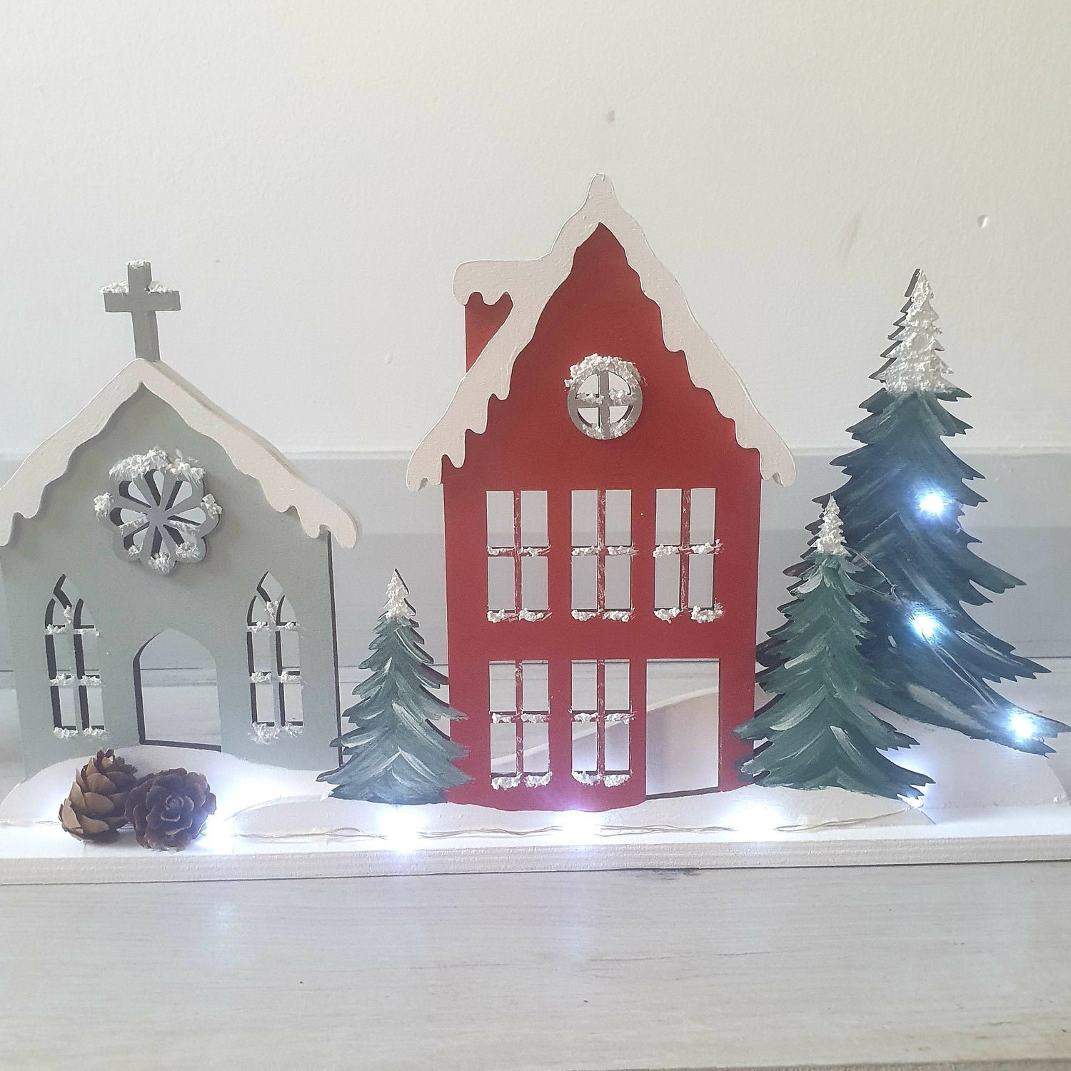 wooden-christmas-village