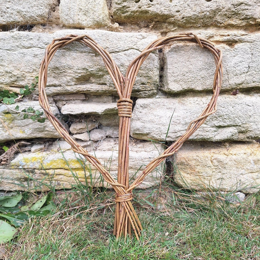 handmade willow heart  