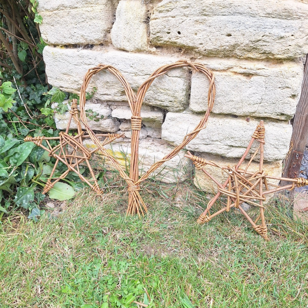 handmade willow star