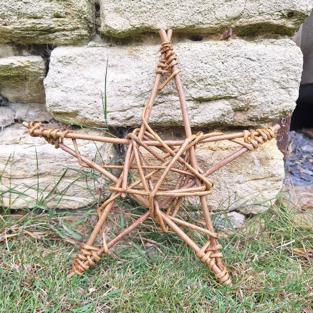 handmade willow star