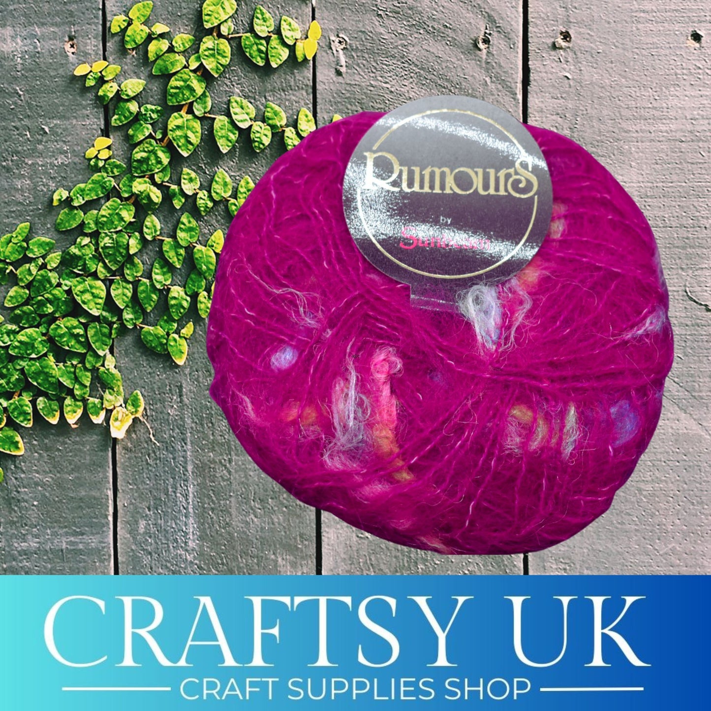 cerise mohair yarn