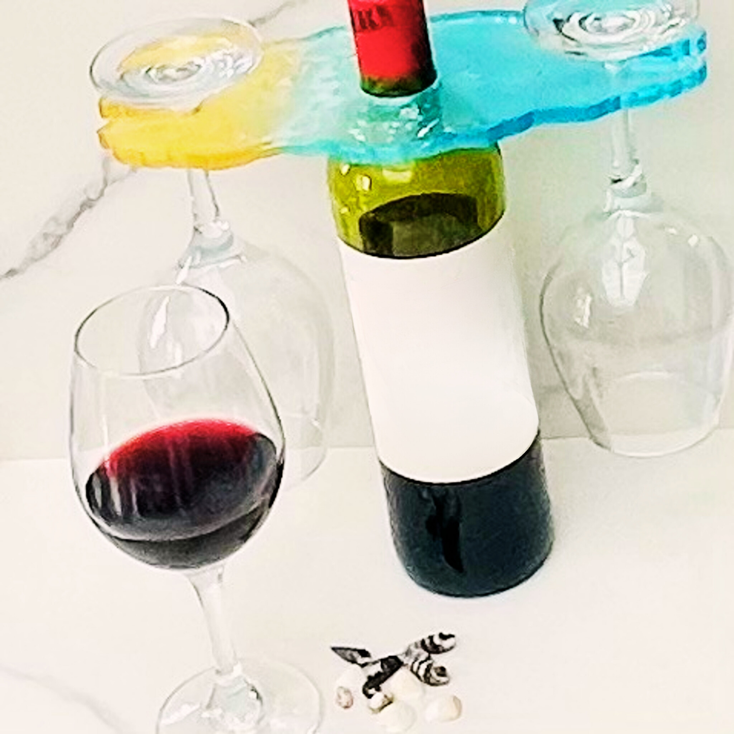 unique resin wine butler