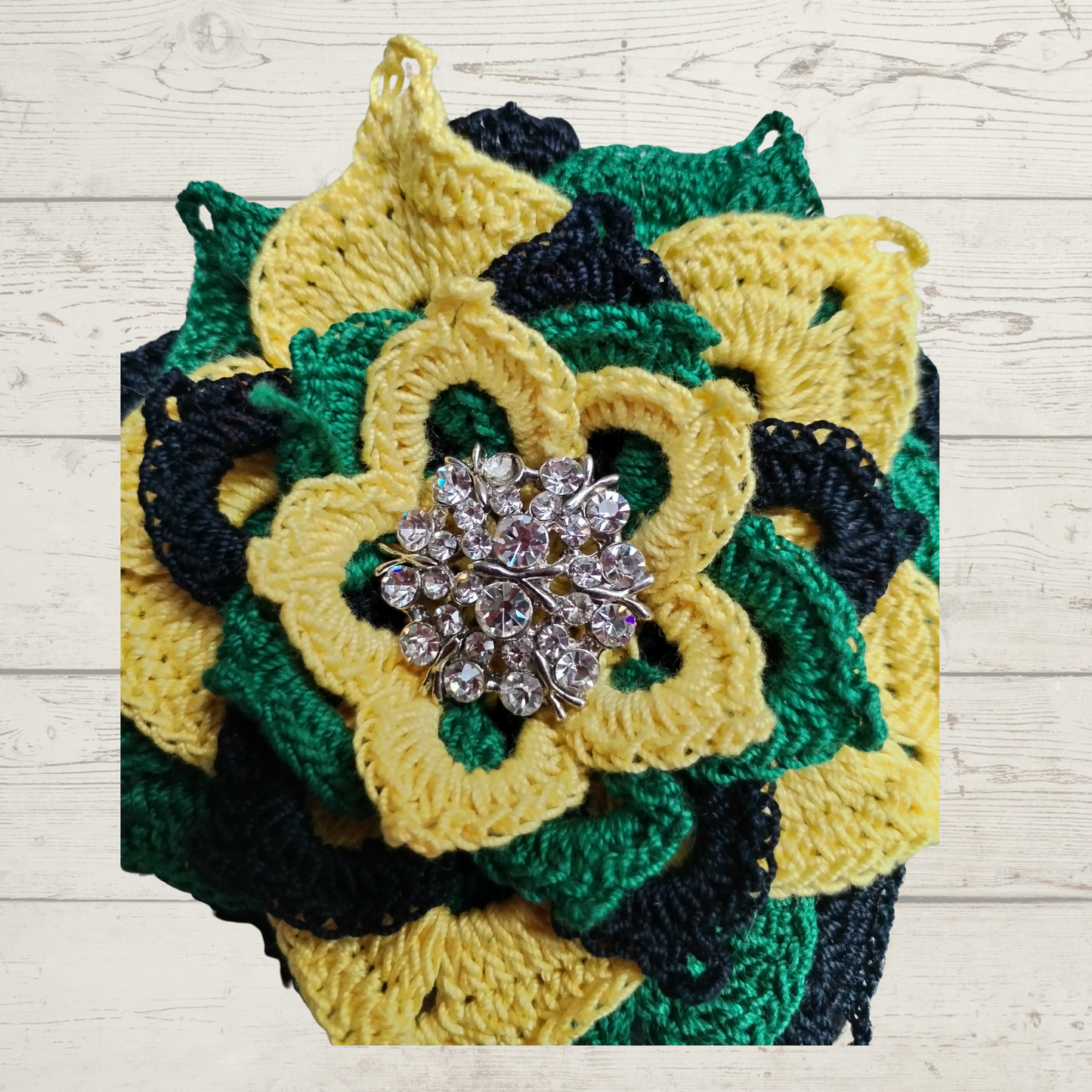 Jamaican Themed Jewellery | Crochet Jewellery Set