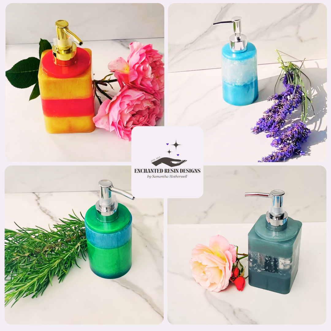 Resin Bathroom Gifts  | Unique Resin Soap Dispensers