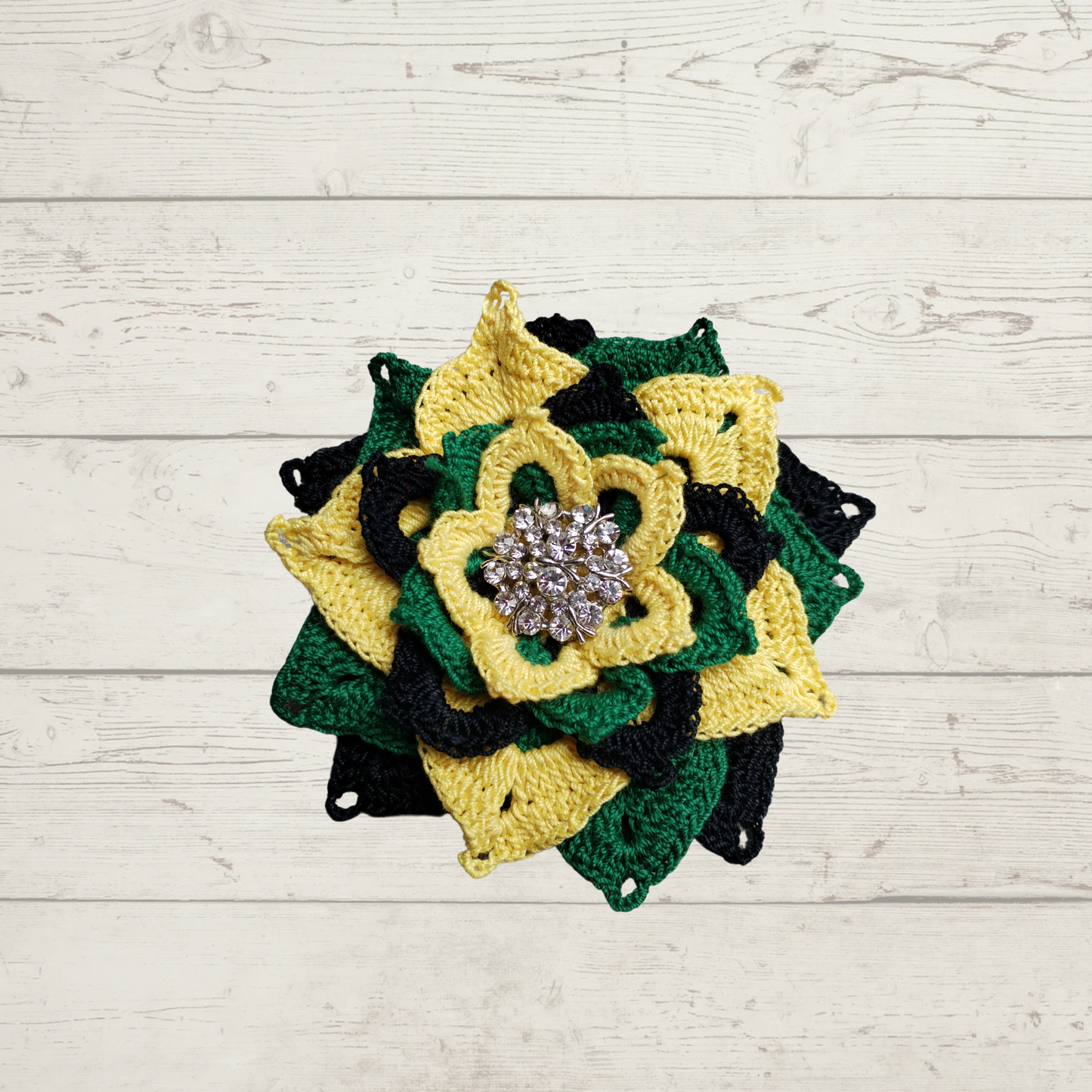 Jamaican Themed Jewellery | Crochet Jewellery Set