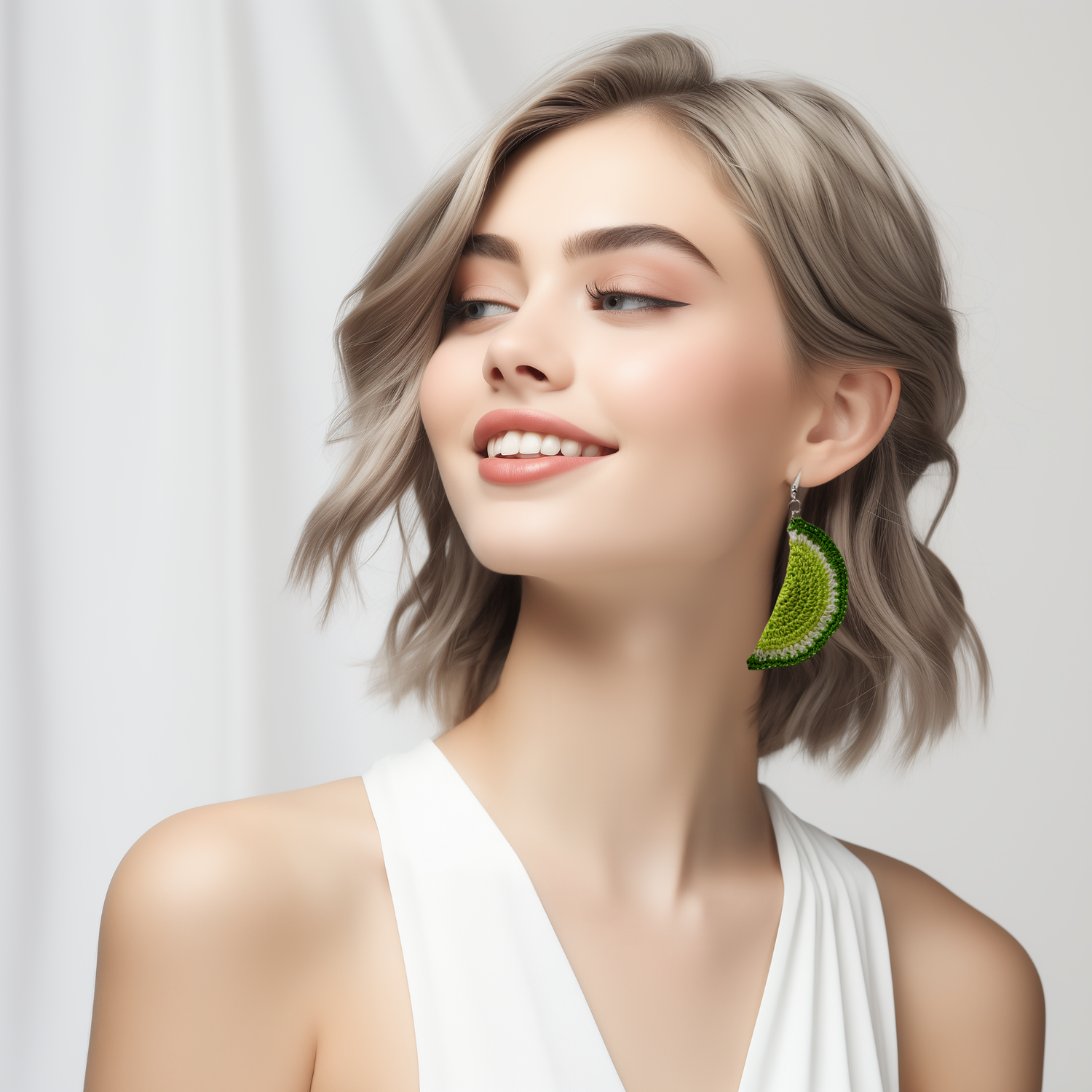 lime earrings