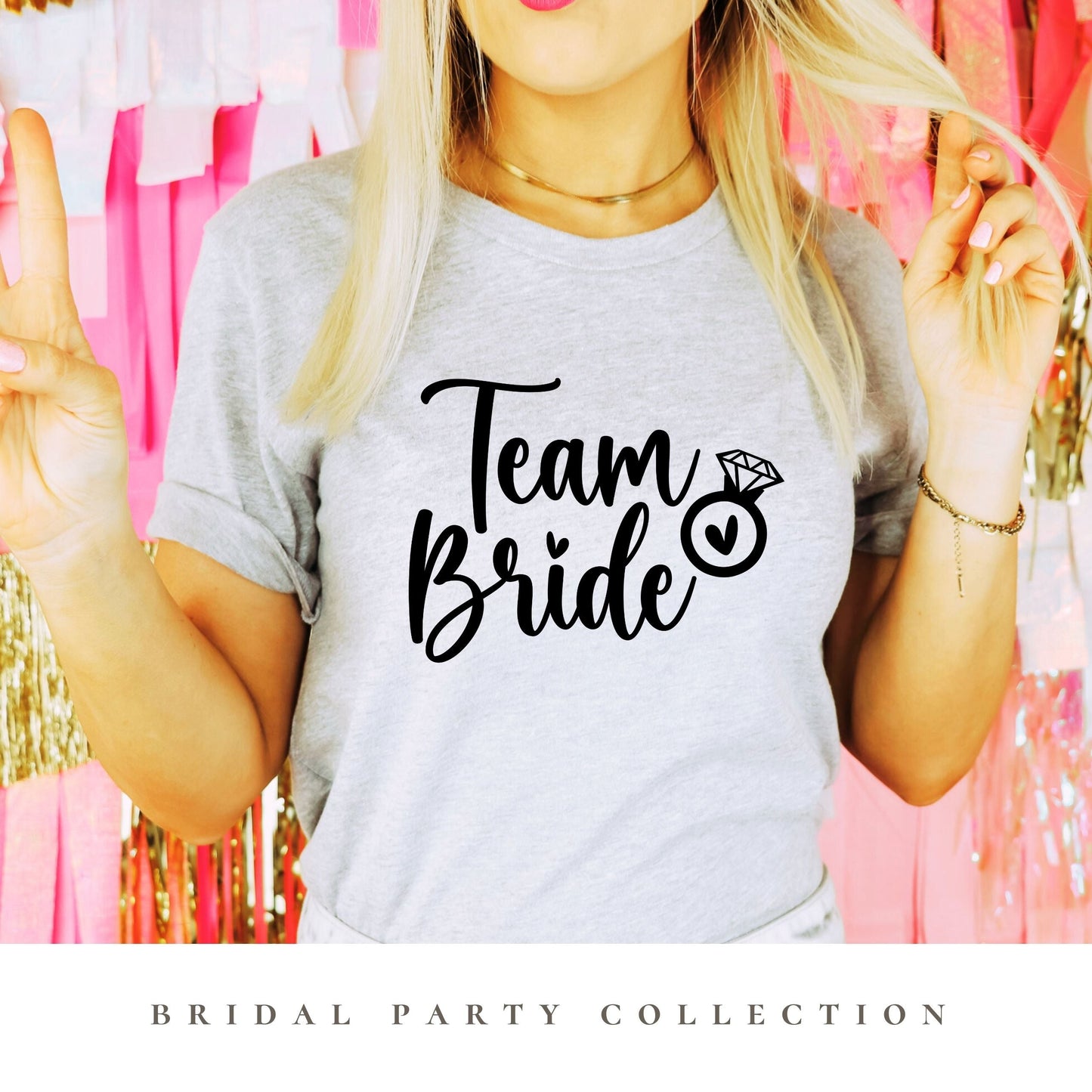 team bride t shirts