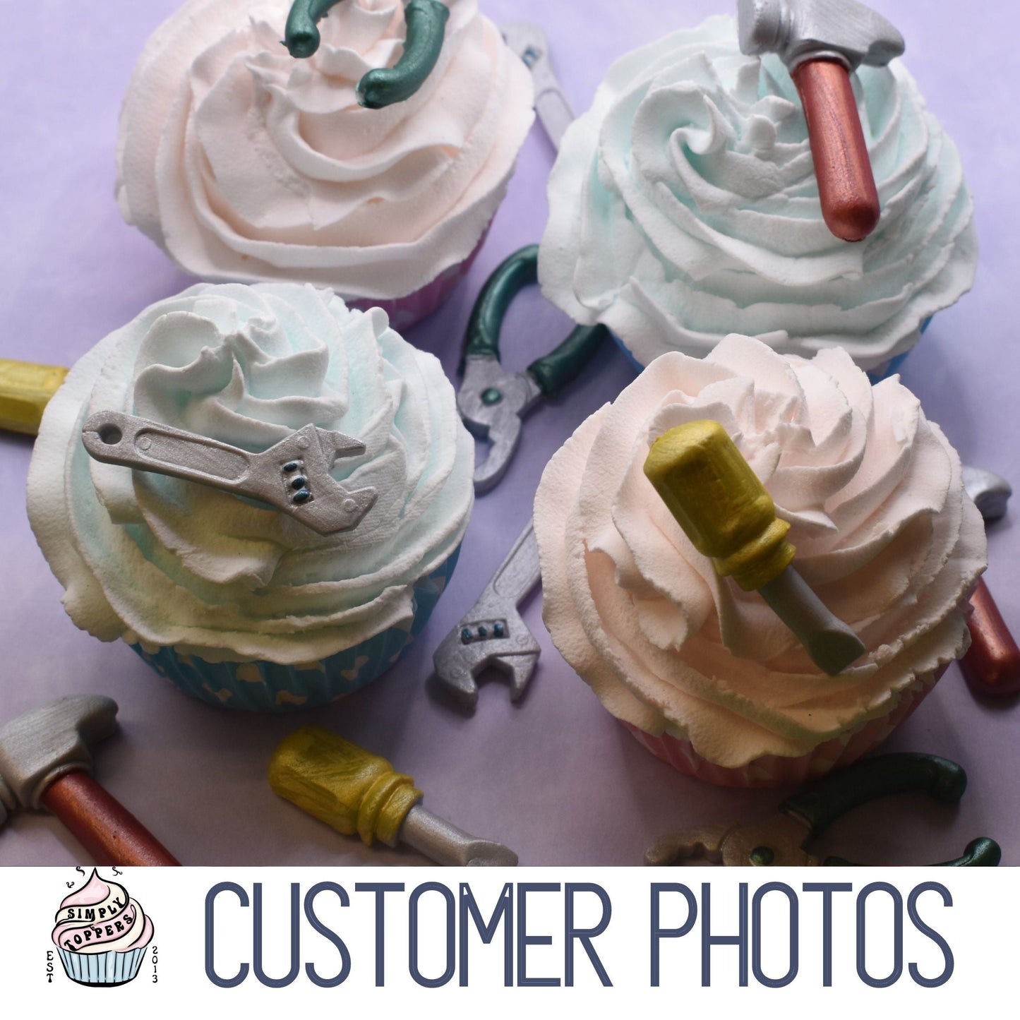 Elephant Cupcake Toppers | Elephant Cake Toppers