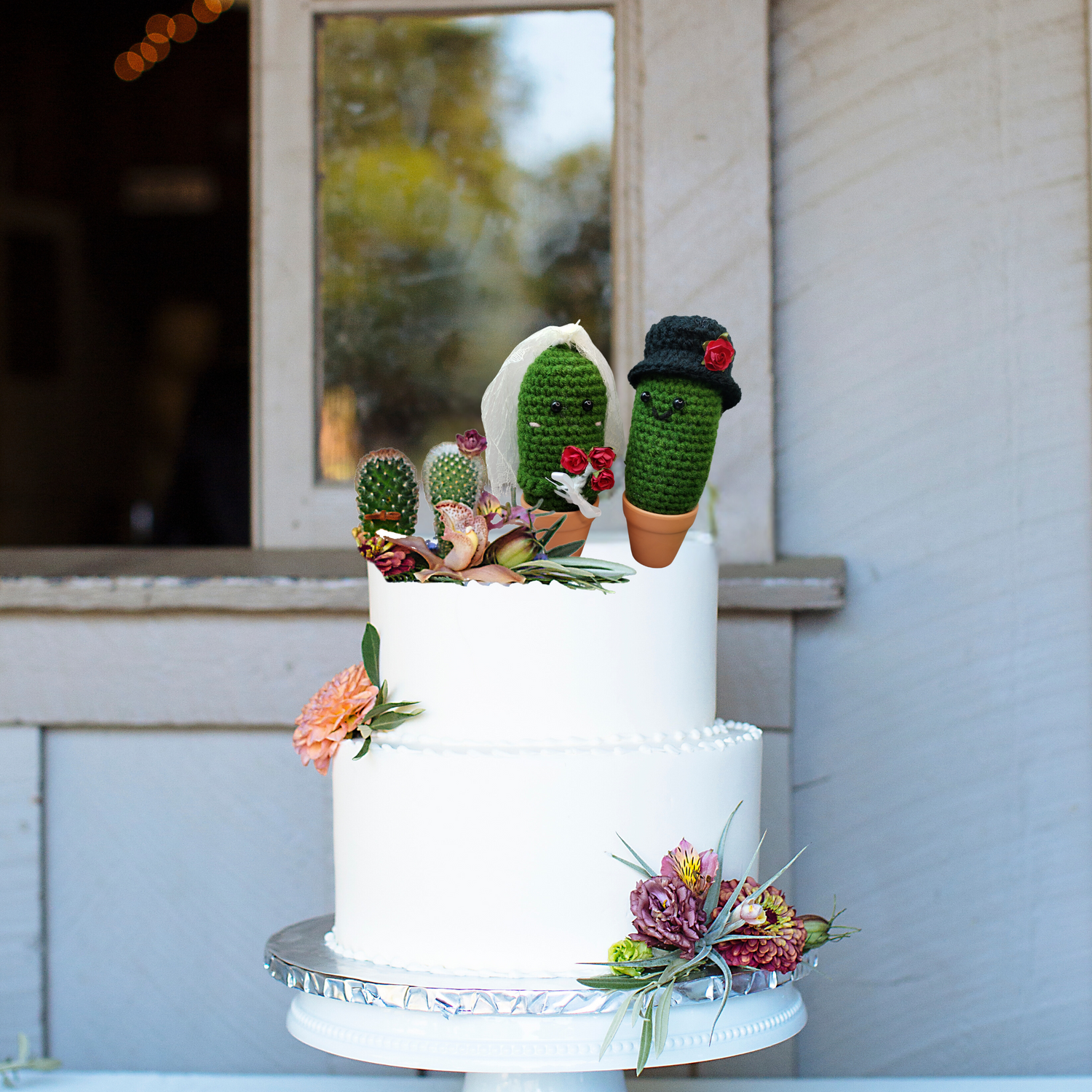  crochet wedding favours 
