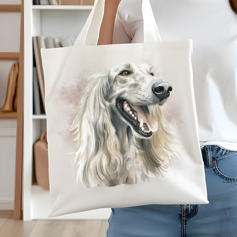 afghan-hound-tote-bags