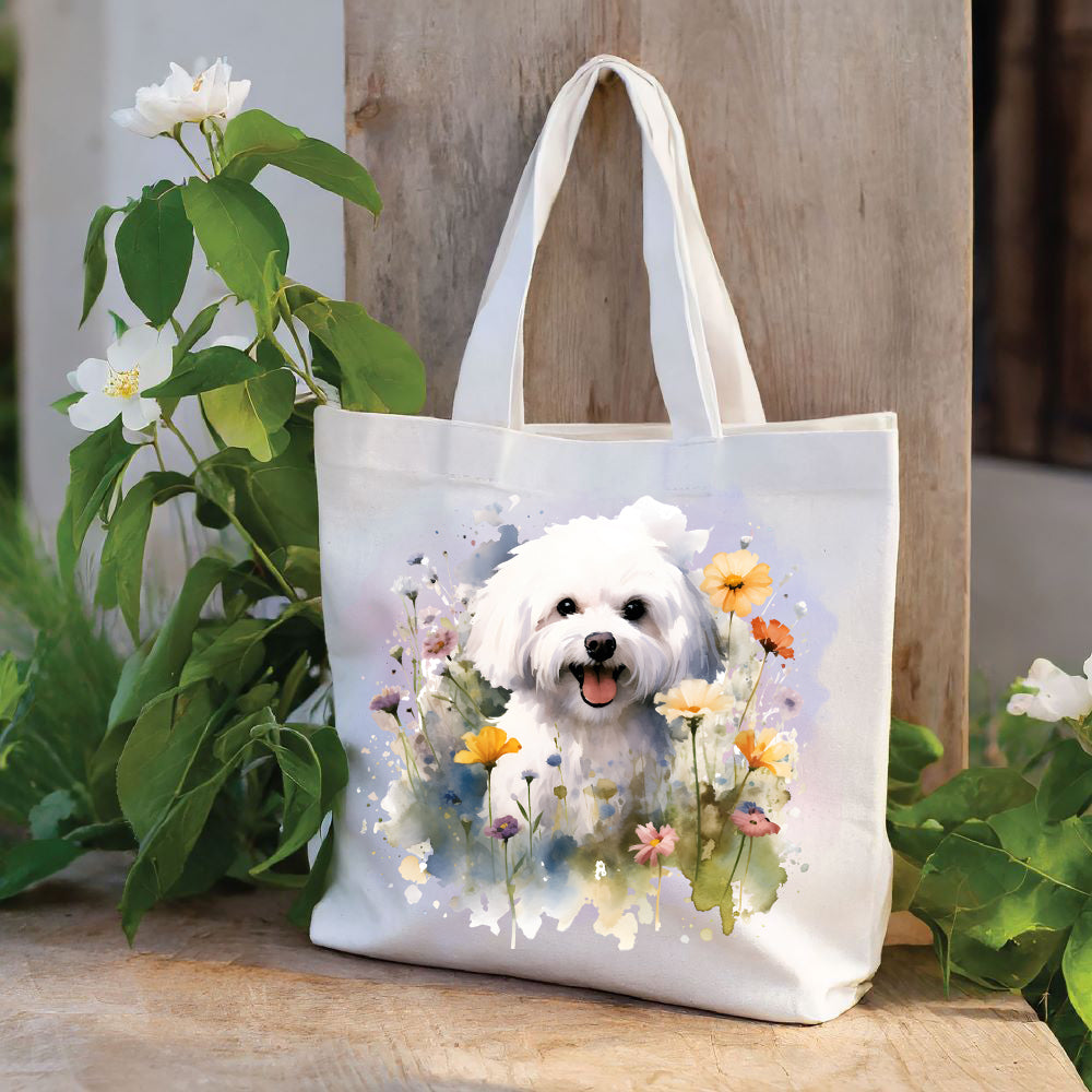 bichon-frise-tote-bag