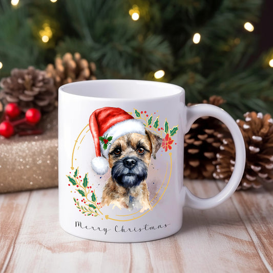 border-terrier-christmas-mugs