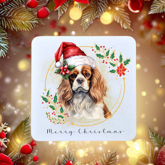 cavalier-king-charles-spaniel-christmas-coaster