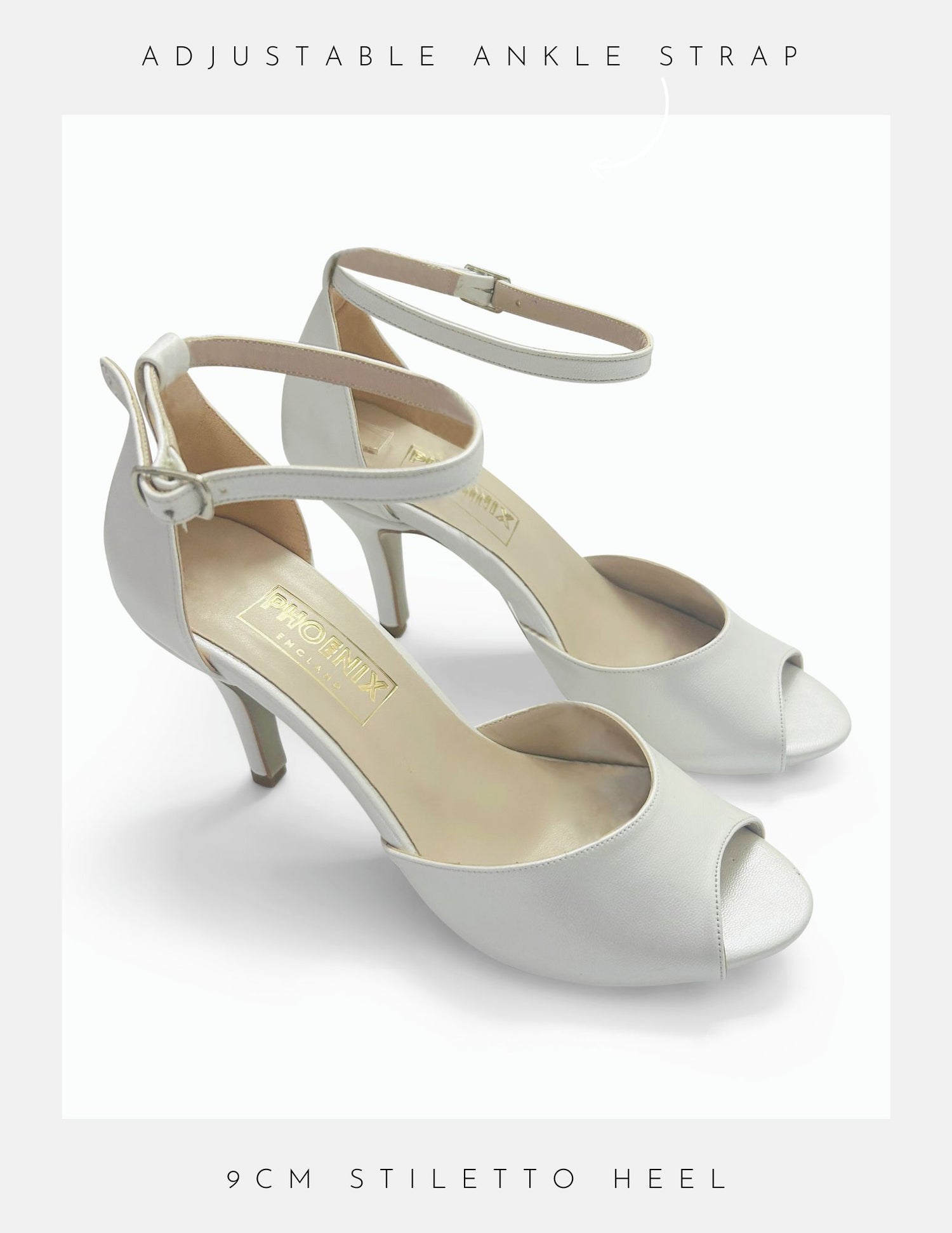 Charming High Heel Peep Toe Bridal Shoes 2