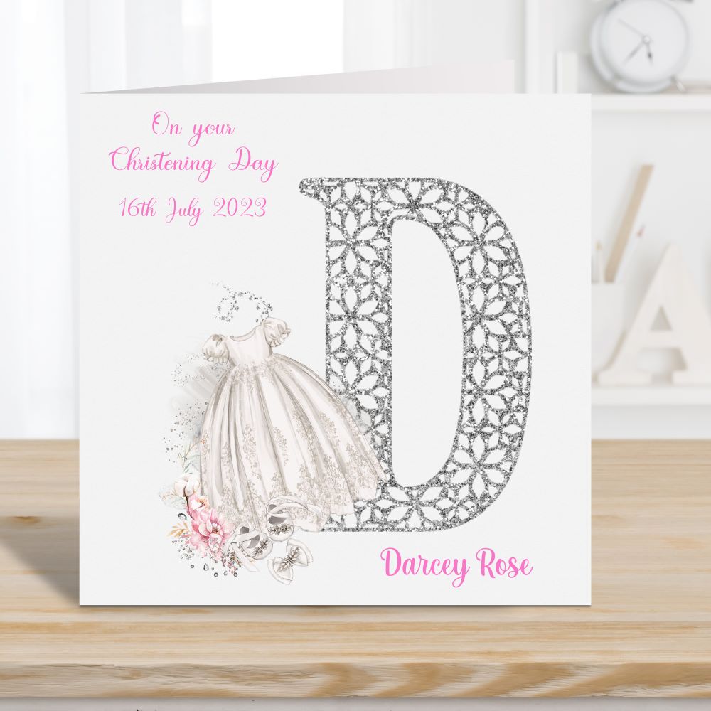 Christening Cards Personalised | Christening Day Cards