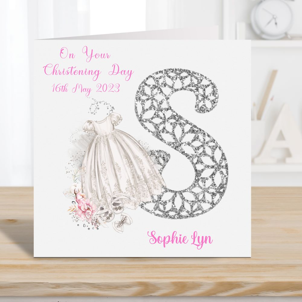 Christening Cards Personalised | Christening Day Cards