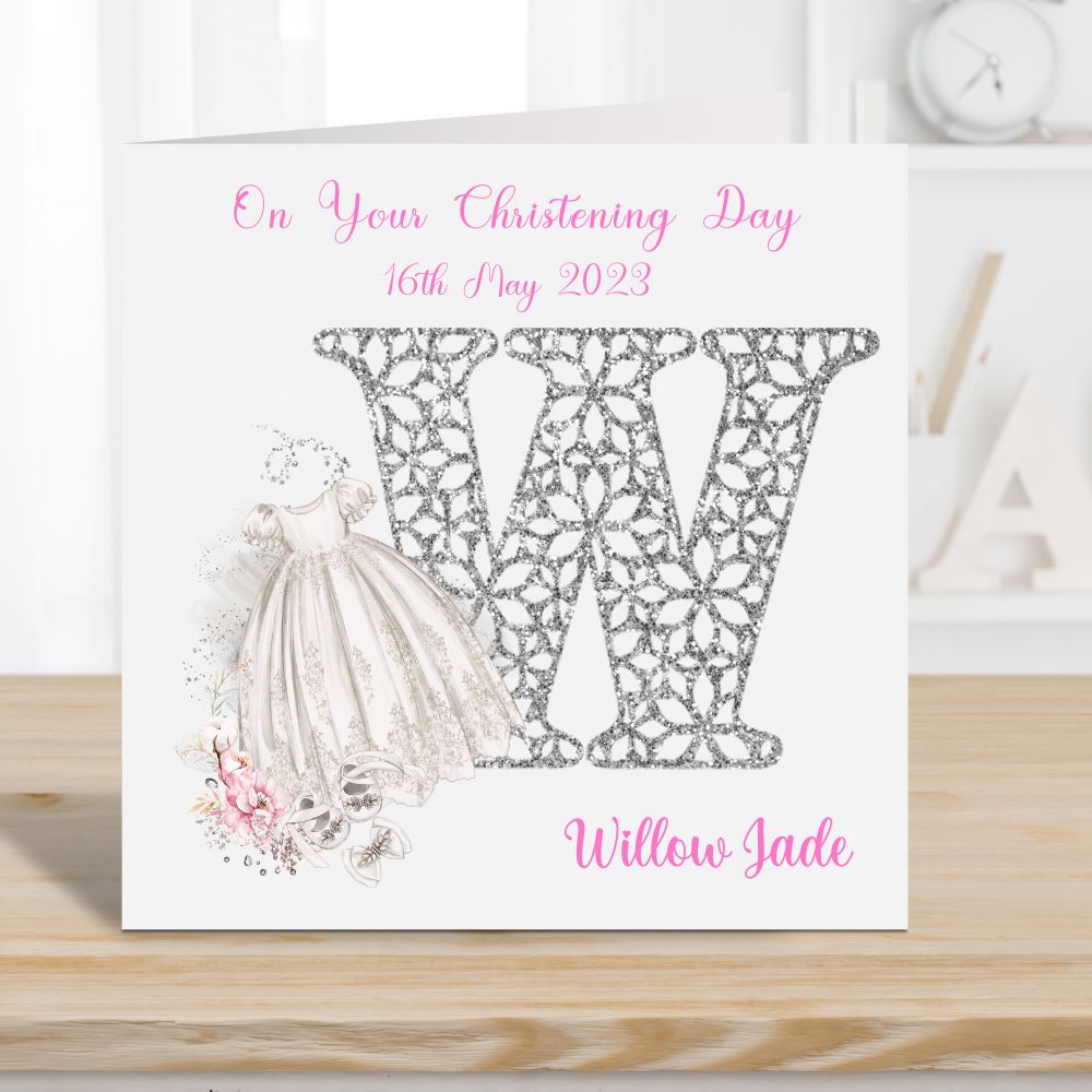 Christening Cards Personalised | Christening Day Cards