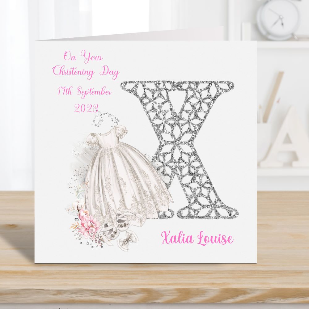 Christening Cards Personalised | Christening Day Cards