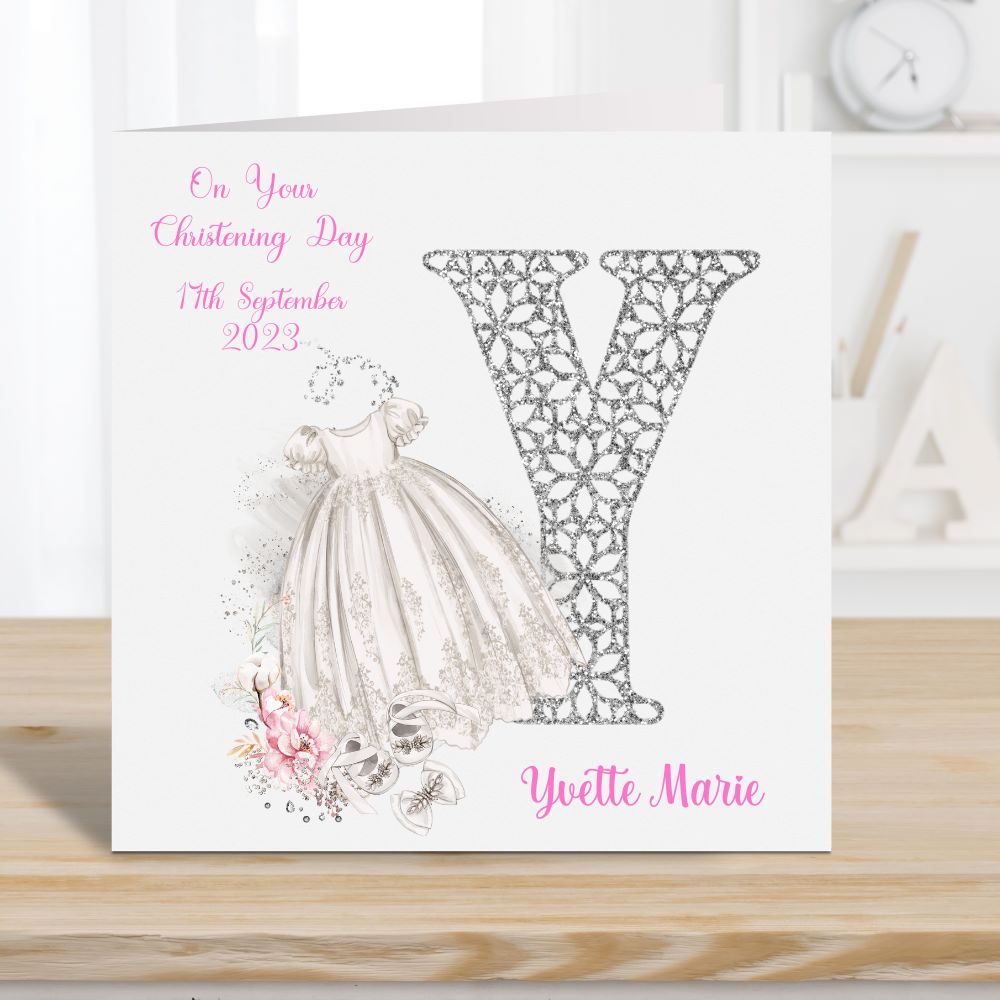 Christening Cards Personalised | Christening Day Cards