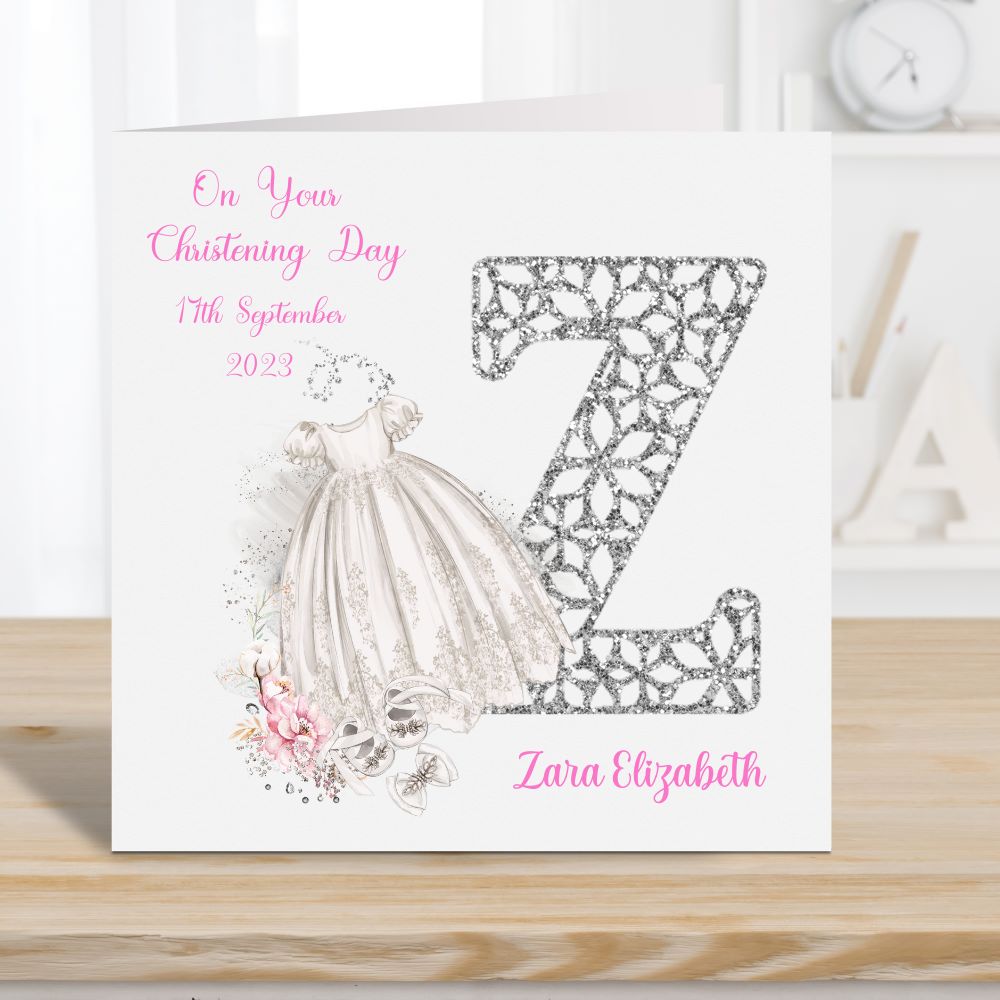 Christening Cards Personalised | Christening Day Cards