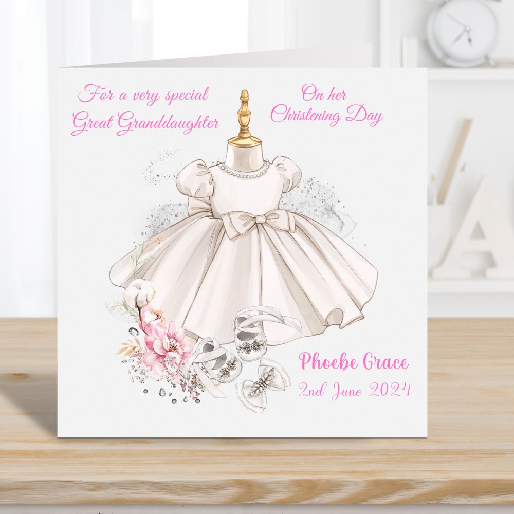 Christening Day Card | Christening Card Personalised