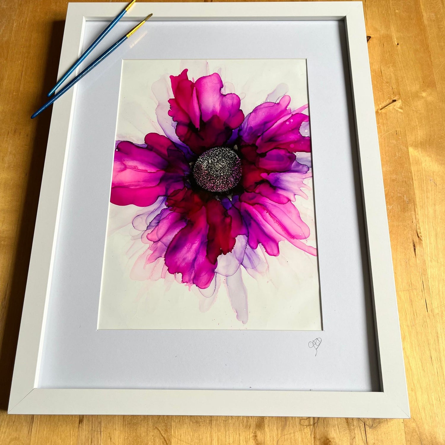 pink-flower-painting