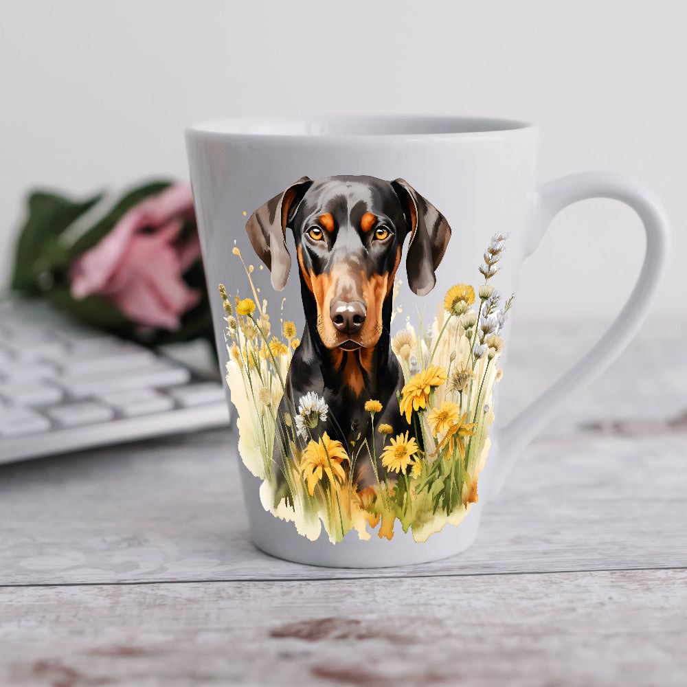 doberman-latte-coffee-mugs