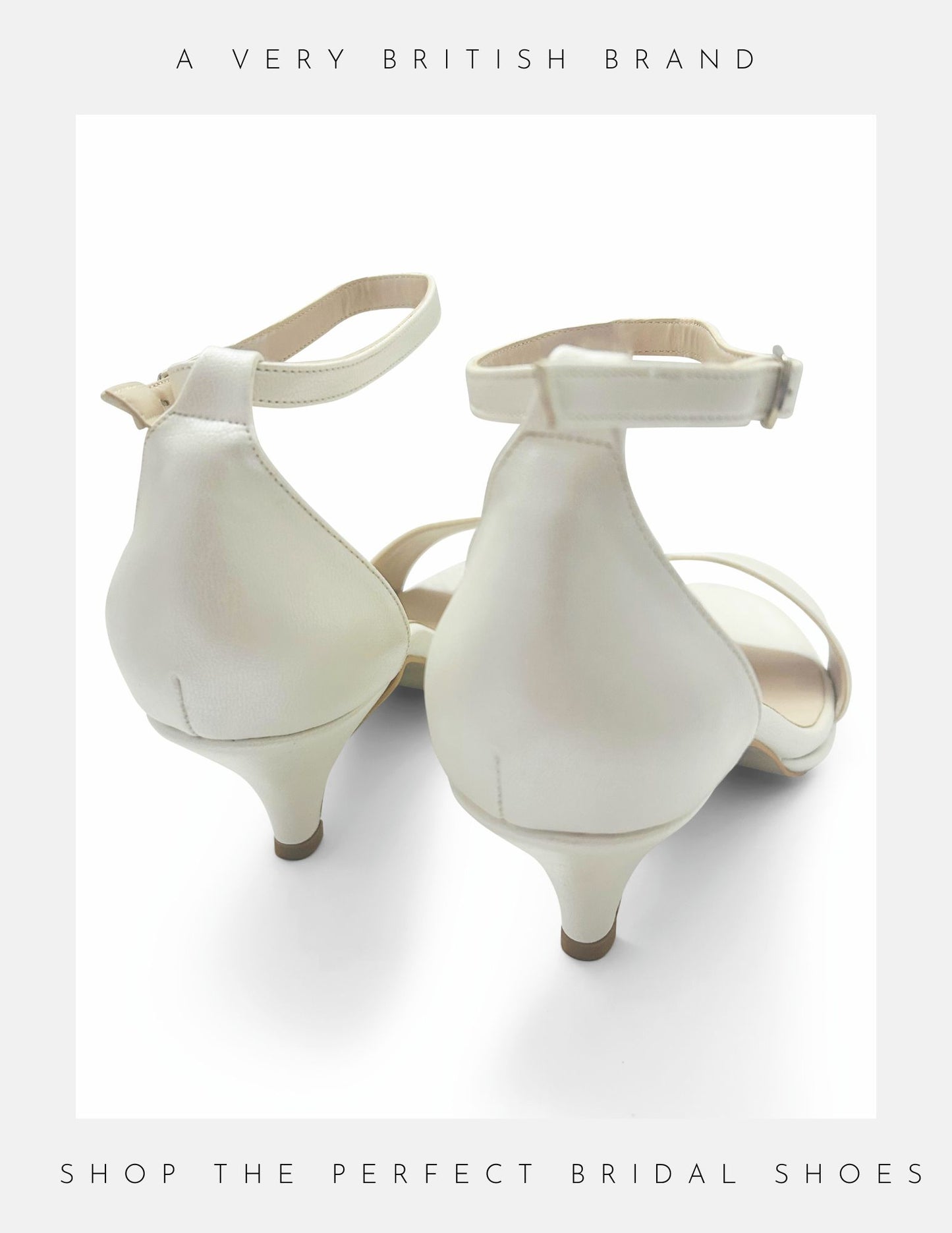 Elegance Plain Kitten Heel Wedding Shoes 4