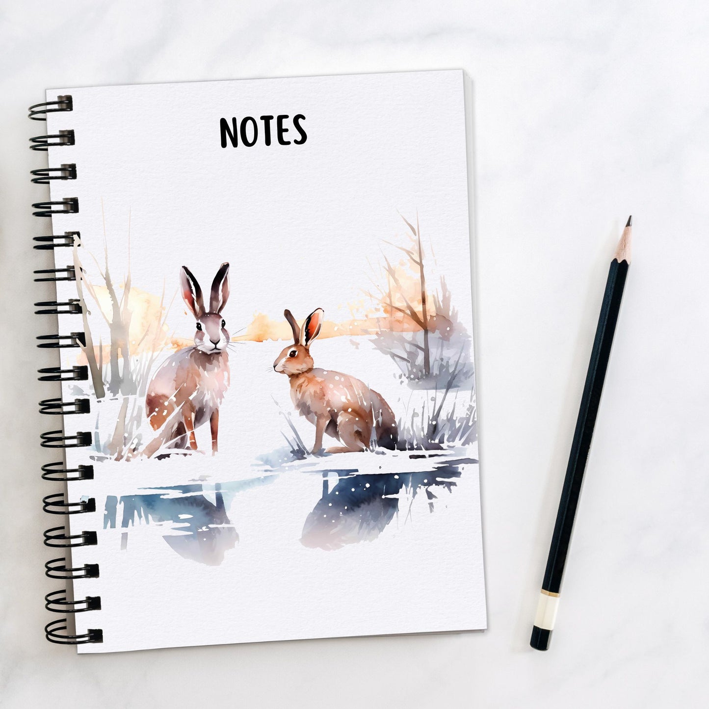 Winter Hare Themed Gifts | Winter Hare Notebooks
