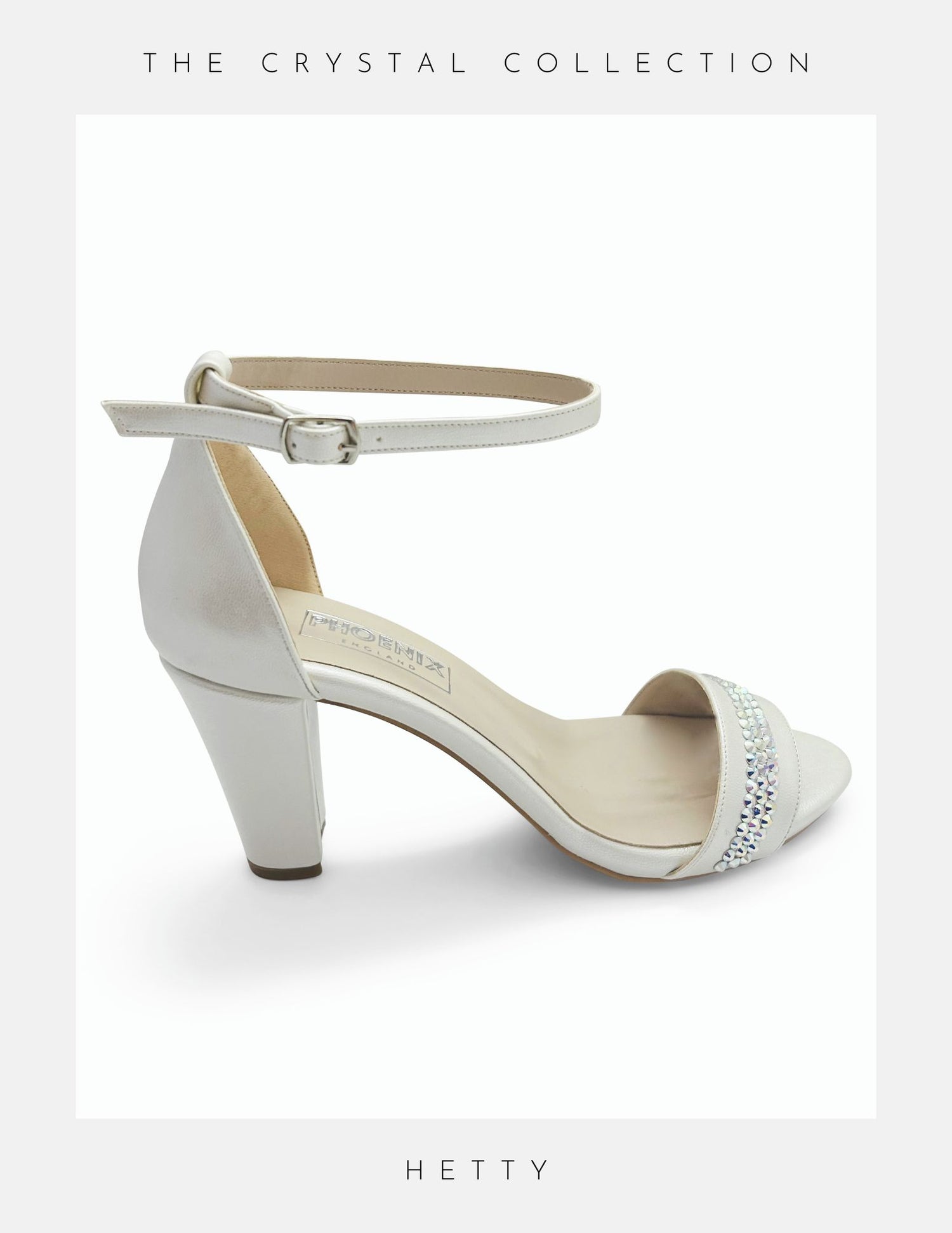 Hetty Crystal High Heel Bridal Shoes