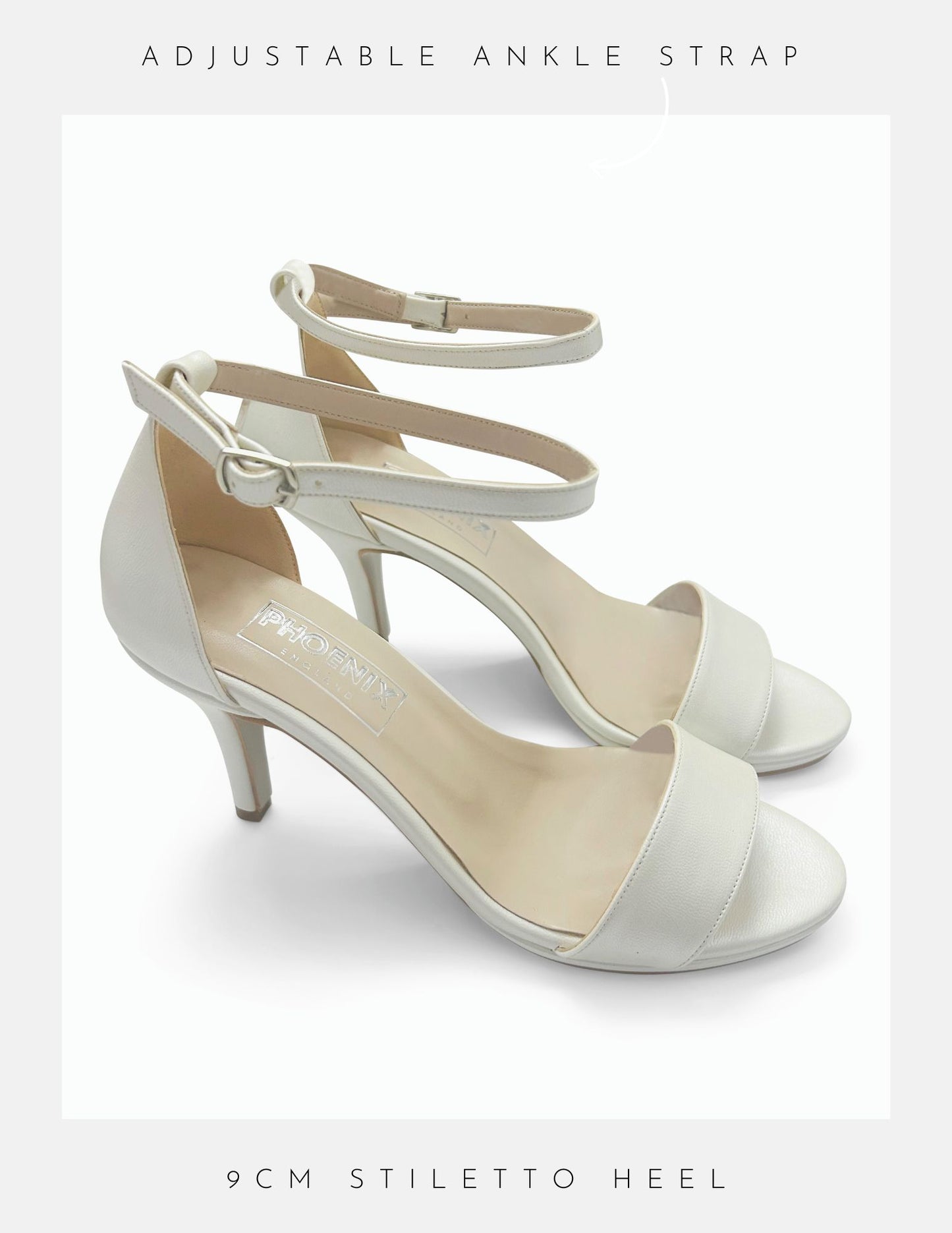 Hope Plain High Heel Wedding Shoes