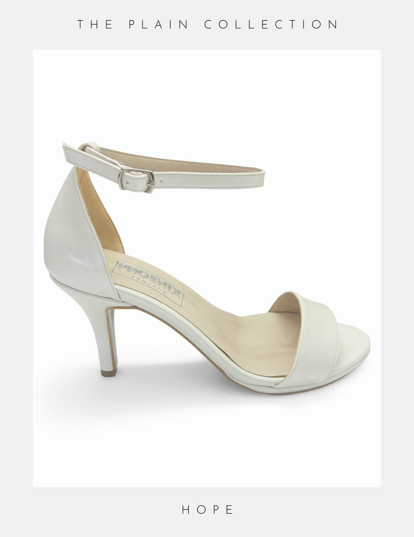 Hope Plain High Heel Wedding Shoes