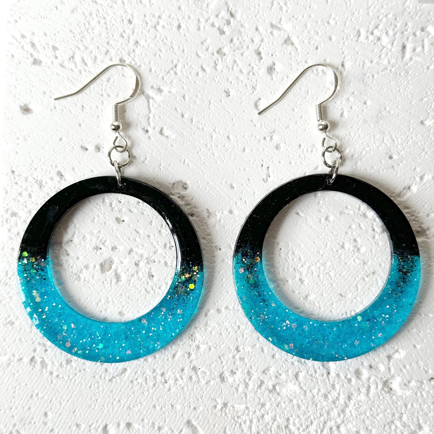 modern resin earrings