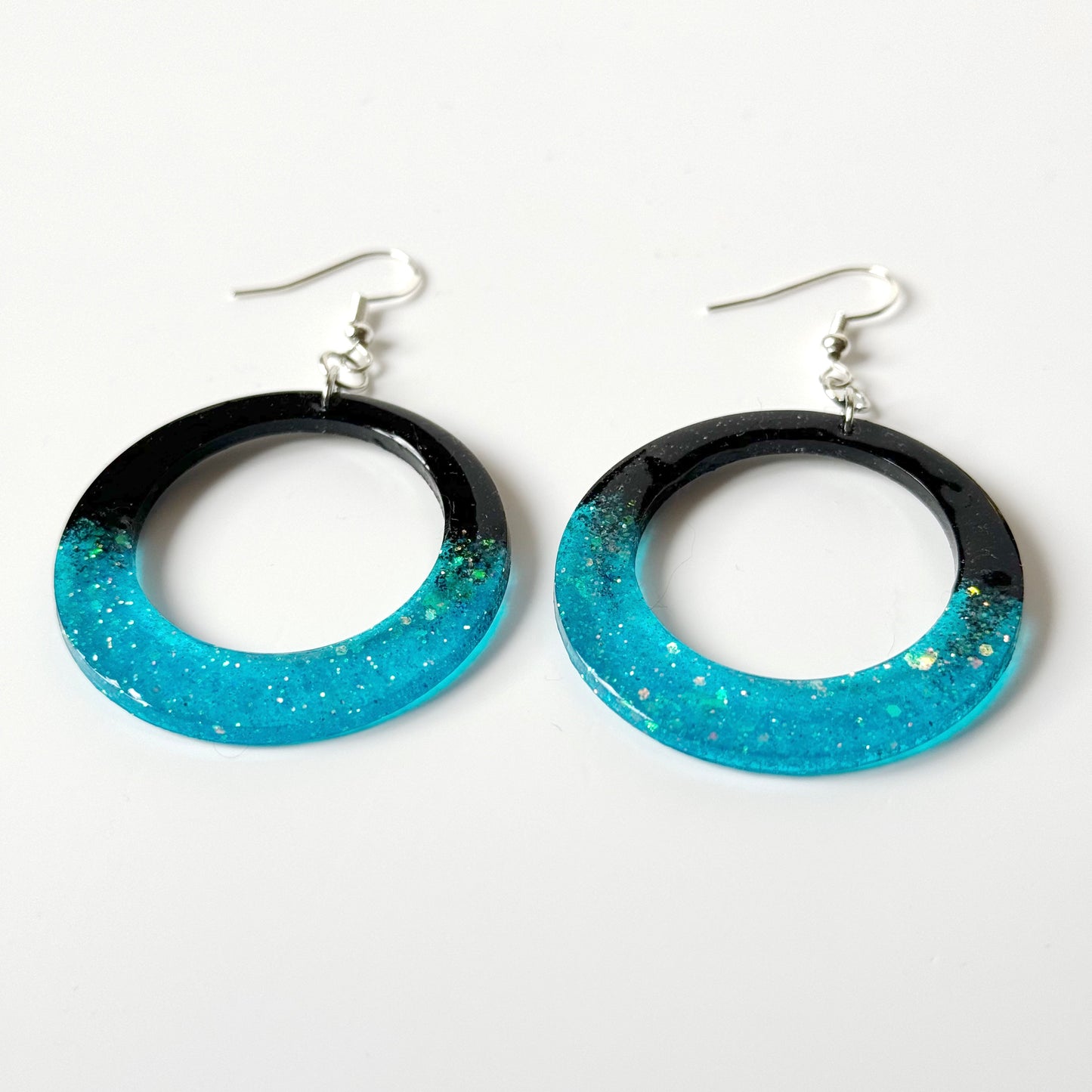 modern resin earrings