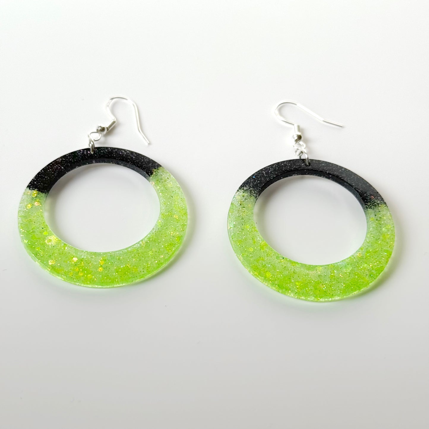 modern resin earrings