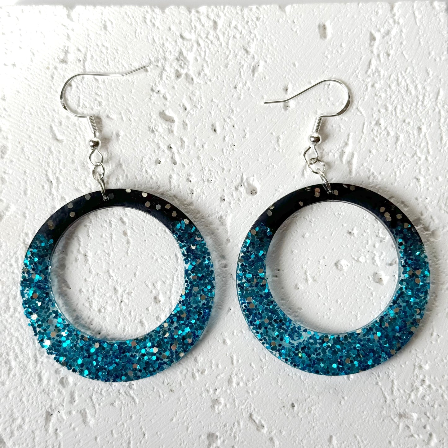 modern resin earrings