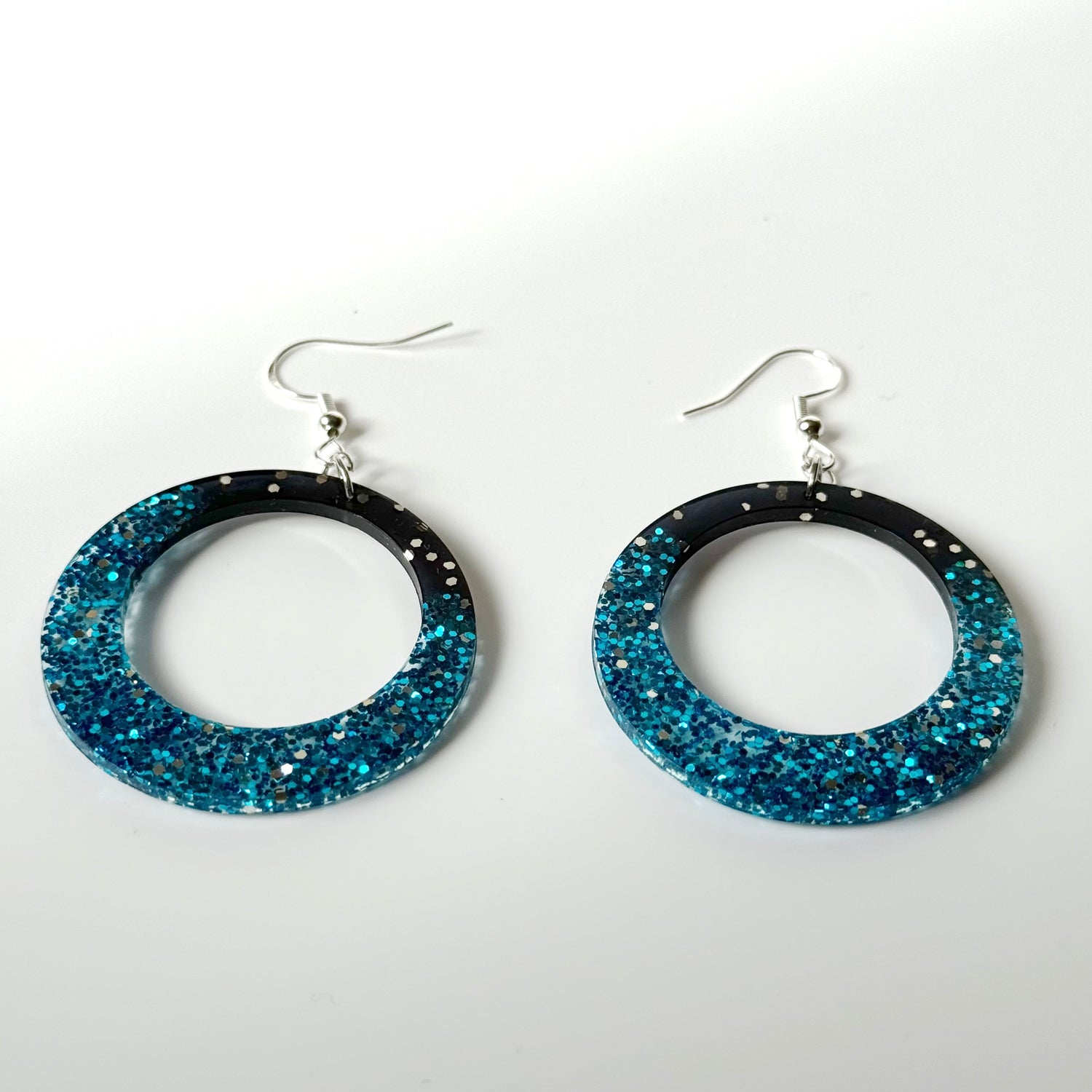 modern resin earrings