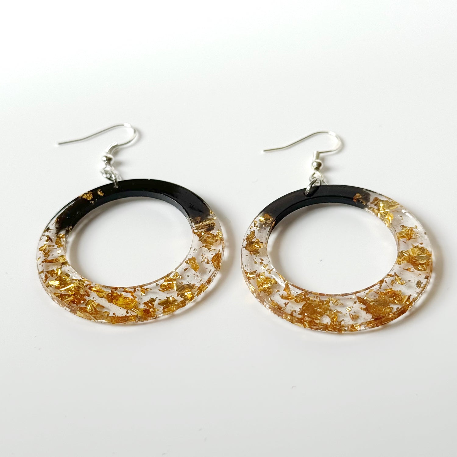 modern resin earrings