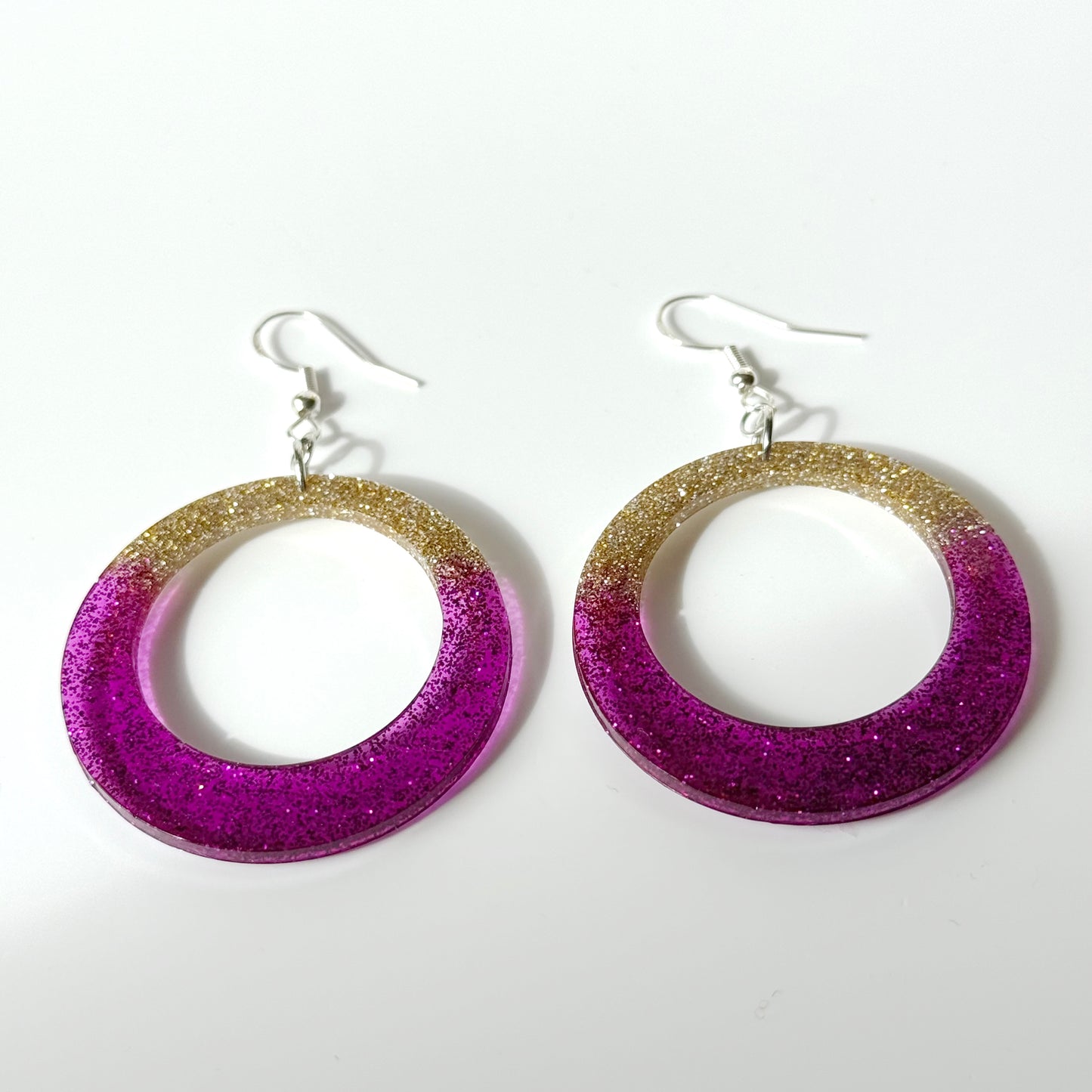 modern resin earrings