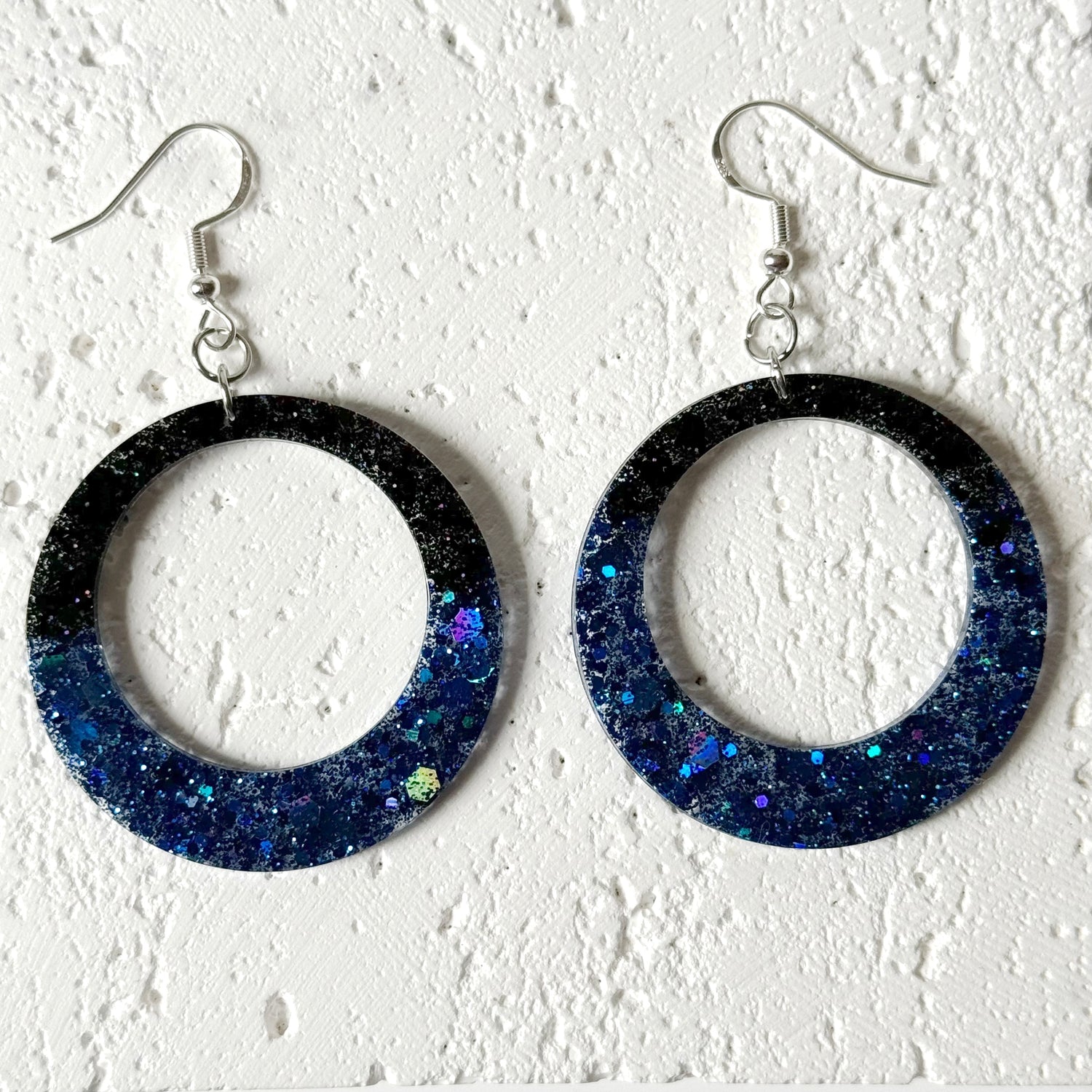 modern resin earrings