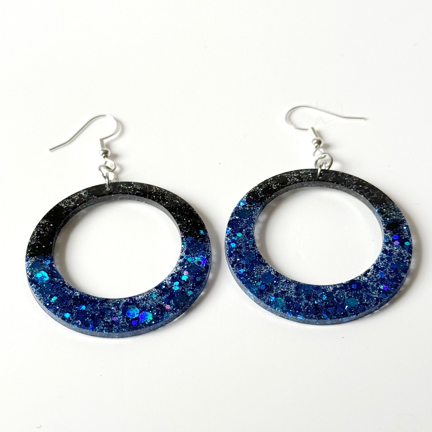 modern resin earrings