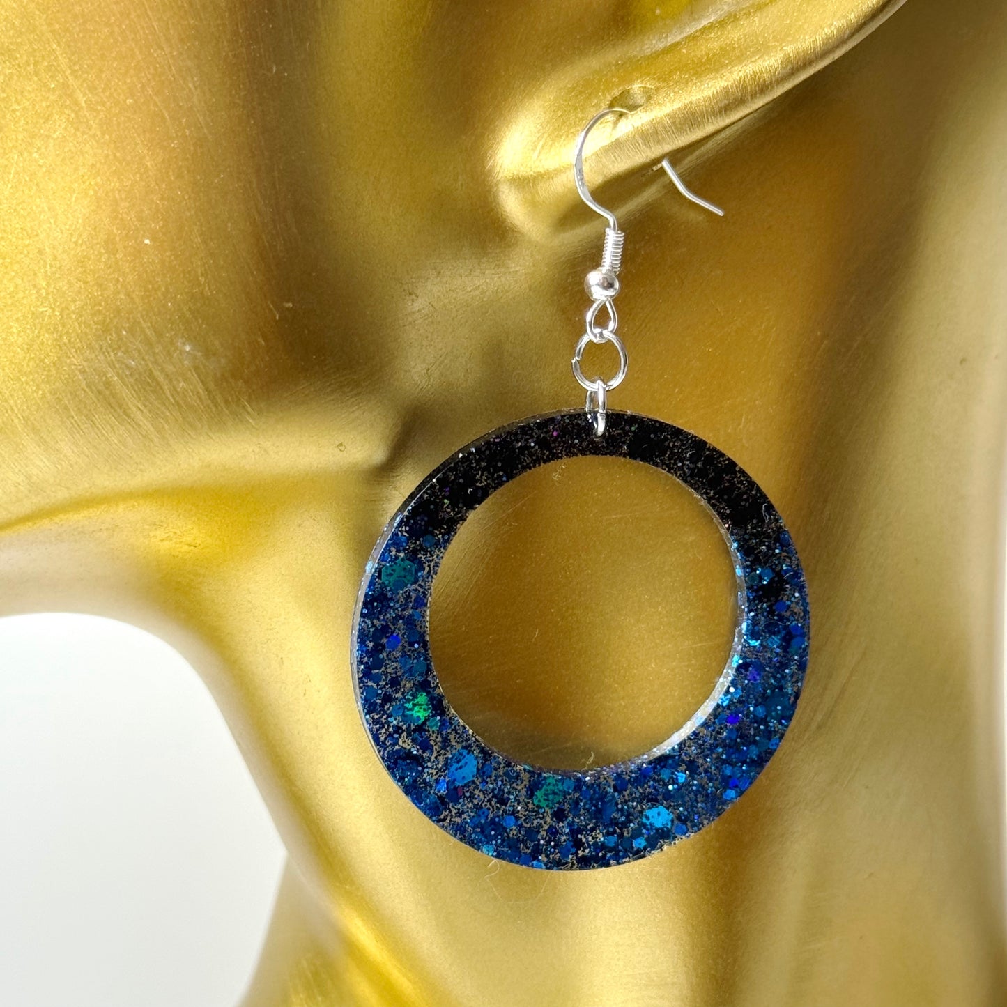 modern resin earrings